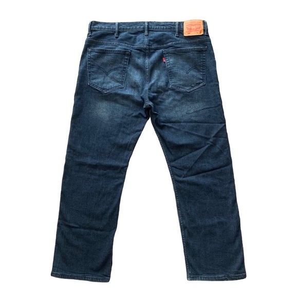 Levi’s 569 Loose Straight Fit Mens Jeans Dark Blue Wash Herbaceous W38 x L32 - Picture 4 of 11